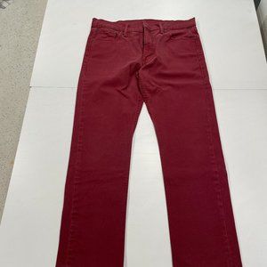 Levi's 513 brick red